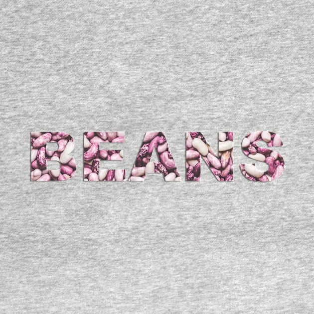 Shiny white and purple cool beans typography by PLdesign